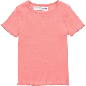Różowa bluzka dziecięca Minoti z krótkim rękawem