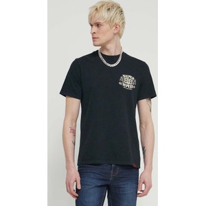 T-shirt Superdry w młodzieżowym stylu z nadrukiem z krótkim rękawem