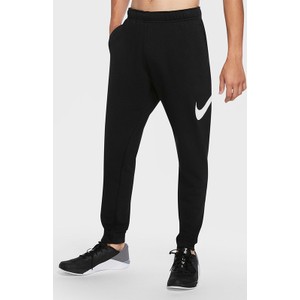 Czarne spodnie Nike z bawełny w sportowym stylu