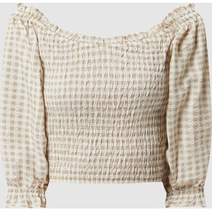 Bluzka Gina Tricot w stylu klasycznym z okrągłym dekoltem z bawełny