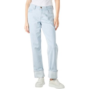 Niebieskie jeansy Lee z bawełny w street stylu