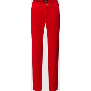Czerwone jeansy Cambio w street stylu z bawełny