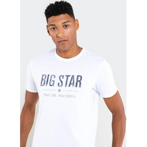 T-shirt Big Star z krótkim rękawem z bawełny