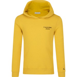 Żółta bluza dziecięca Calvin Klein z bawełny