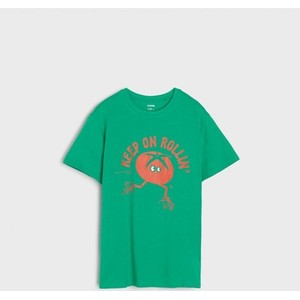 Zielona koszulka dziecięca Sinsay dla chłopców
