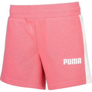 Różowe szorty Puma w sportowym stylu z bawełny
