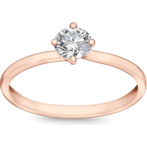 Valentine - Biżuteria Yes Pierścionek z różowego złota z diamentem laboratoryjnym YES Responsible Diamond - Valentine