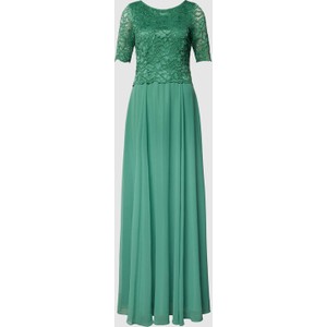 Sukienka Vera Mont maxi z krótkim rękawem z okrągłym dekoltem
