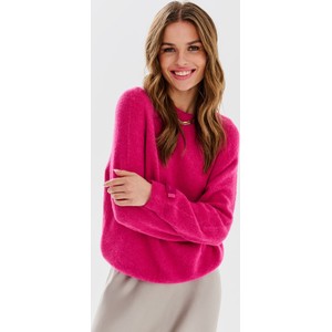 Różowy sweter Naoko-store.pl w stylu casual z alpaki