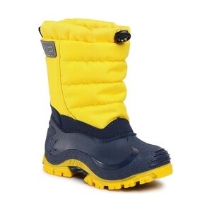 Żółte buty dziecięce zimowe CMP dla chłopców sznurowane
