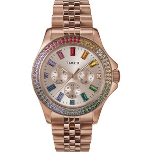 Zegarek Timex Trend Kaia TW2W34200 Różowe złoto