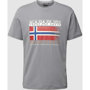T-shirt Napapijri z nadrukiem