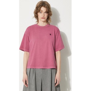 Różowy t-shirt Carhartt WIP