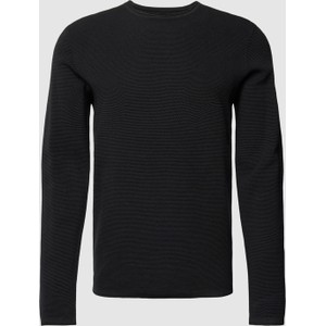 Czarny sweter McNeal z bawełny z okrągłym dekoltem