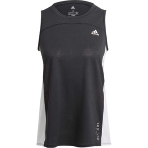 Czarna bluzka Adidas bez rękawów w sportowym stylu