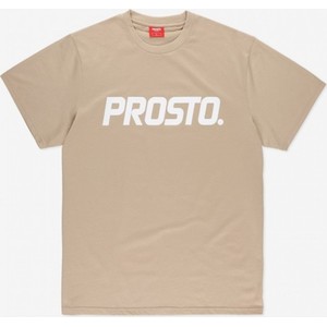 T-shirt Prosto. z nadrukiem w młodzieżowym stylu z krótkim rękawem