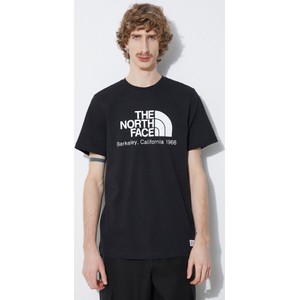 T-shirt The North Face z krótkim rękawem z bawełny z nadrukiem