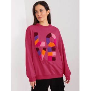 Różowa bluza Goodlookin.pl z bawełny w młodzieżowym stylu