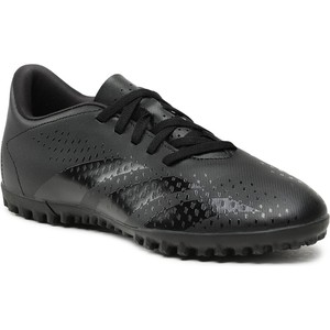 Czarne buty sportowe Adidas Performance z płaską podeszwą sznurowane