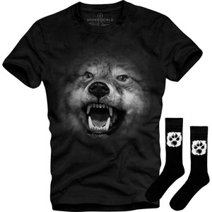 T-shirt Underworld z krótkim rękawem z nadrukiem w młodzieżowym stylu