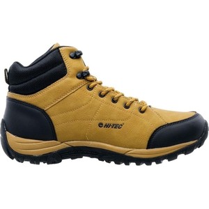 Żółte buty trekkingowe Hi-Tec sznurowane