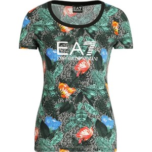 T-shirt EA7 Emporio Armani w młodzieżowym stylu