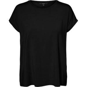Czarny t-shirt Vero Moda z krótkim rękawem