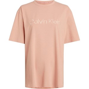 Bluzka Calvin Klein Underwear z okrągłym dekoltem w stylu casual z krótkim rękawem