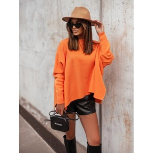 Pomarańczowy sweter Lisa Mayo
