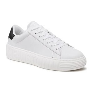 Tommy Jeans Sneakersy Leather Outsole EM0EM01159 Biały