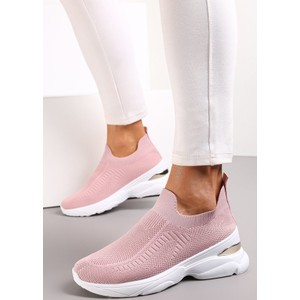 Różowe buty sportowe Renee w sportowym stylu