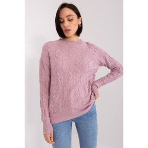 Różowy sweter Wool Fashion Italia w stylu casual