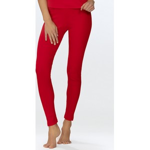 Czerwone legginsy DKAREN w stylu casual z bawełny