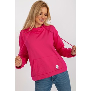 Różowa bluza Relevance z kapturem w młodzieżowym stylu