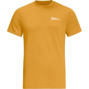 Pomarańczowy t-shirt Jack Wolfskin z krótkim rękawem