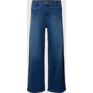Granatowe jeansy Christian Berg Woman z bawełny