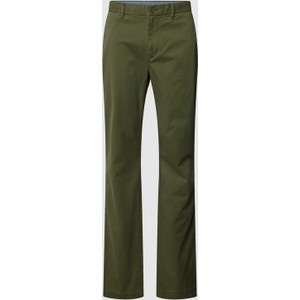 Zielone spodnie Tommy Hilfiger z bawełny