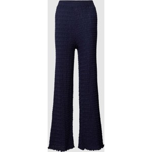 Granatowe spodnie Rich & Royal z bawełny