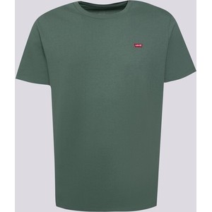 Zielony t-shirt Levis z krótkim rękawem w street stylu