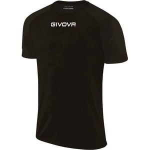 Czarny t-shirt Givova z krótkim rękawem