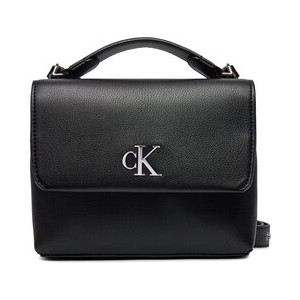 Czarna torebka Calvin Klein matowa średnia