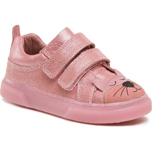 Różowe buty sportowe dziecięce Lasocki Kids dla dziewczynek na rzepy