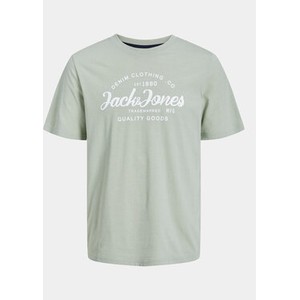 Zielony t-shirt Jack & Jones z krótkim rękawem