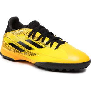 Żółte buty sportowe dziecięce Adidas sznurowane dla chłopców
