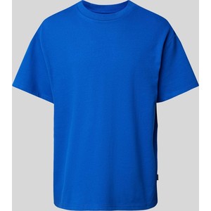 Niebieski t-shirt Jack & Jones w stylu casual