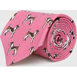 Różowy krawat POLO RALPH LAUREN