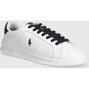 Polo Ralph Lauren sneakersy skórzane Hrt Crt II kolor biały 809923929002