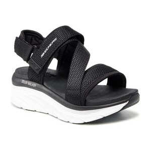 Czarne sandały Skechers