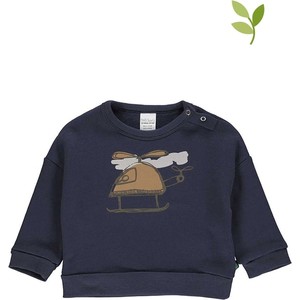 Granatowa bluza dziecięca Fred`s World By Green Cotton z tkaniny