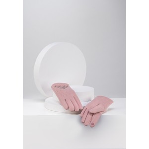 Różowe rękawiczki Molton